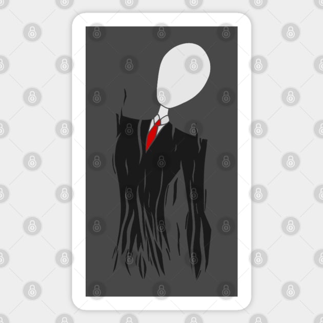 10 Years of The Slender Man Sticker by CacklingPumpkins